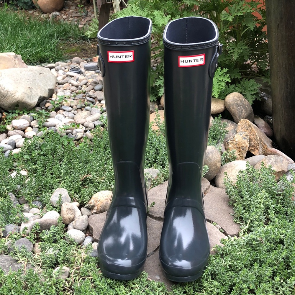 New Hunter Original Tall Waterproof Rain Boots - Picture 3 of 7